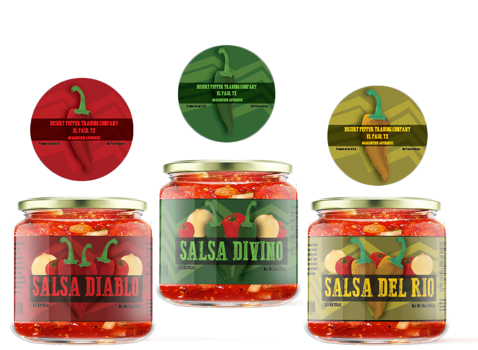 Salsa Jar Branding